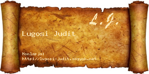 Lugosi Judit névjegykártya